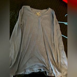 Blue long sleeve shirt